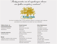 Tablet Screenshot of king-oak.be